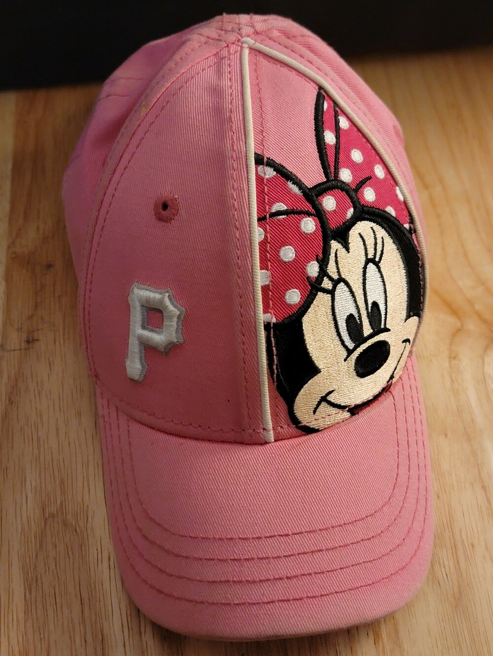 Disney Pink and Black Minnie Ear Baseball Cap